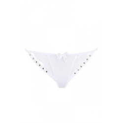 String blanc à clous dorés V-9798 - Axami