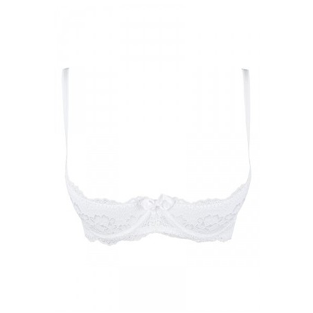 Soutien-gorge ouvert blanc V-9821 - Axami