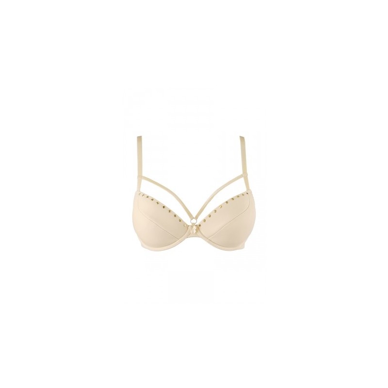 Soutien-gorge push-up beige V-10341 - Axami
