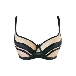 Soutien-gorge tulle noir V-10491 - Axami