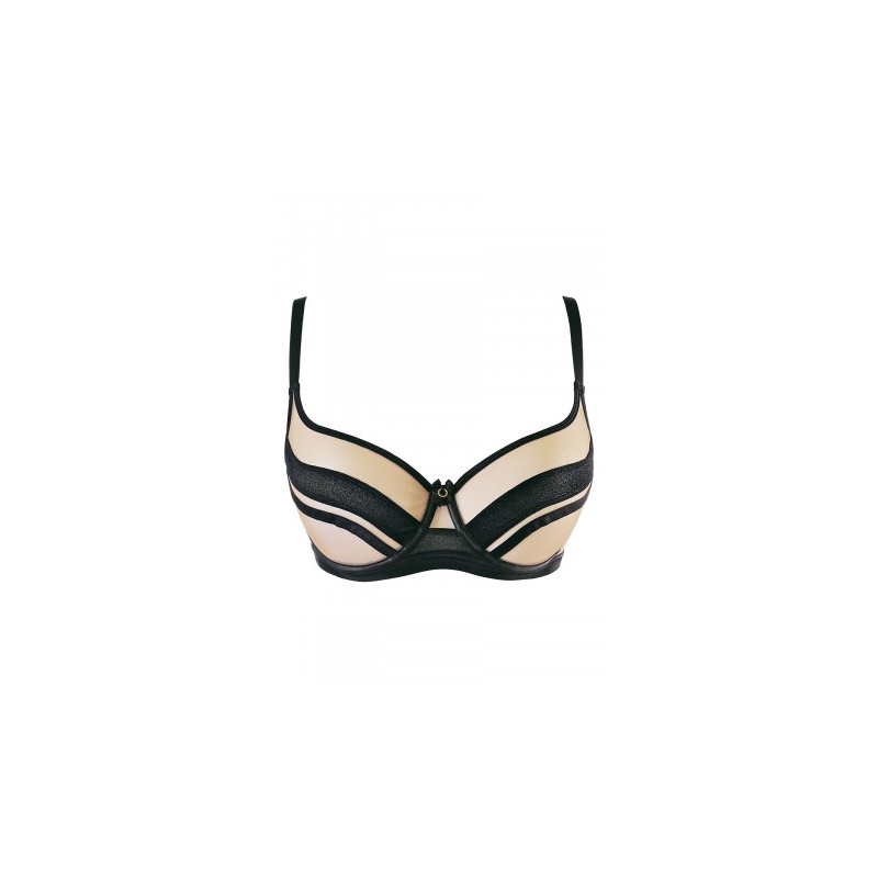 Soutien-gorge tulle noir V-10491 - Axami