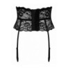 Ceinture porte-jarretelles noir - Cottelli Lingerie