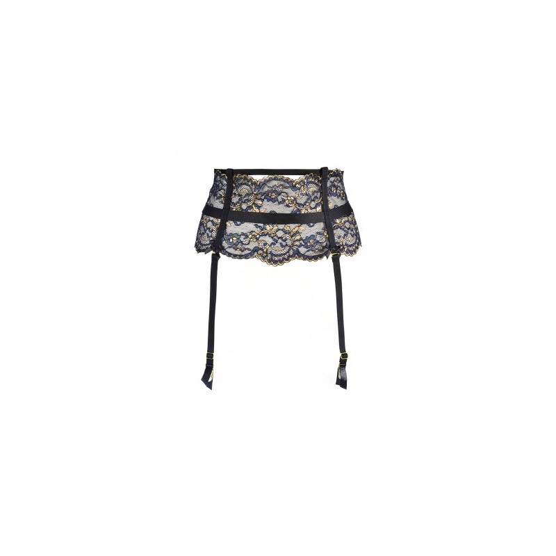 Porte-jarretelles dentelle Noir V-10362 - Axami