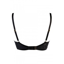 Soutien-gorge tulle et dentelle noir V-10711 - Axami