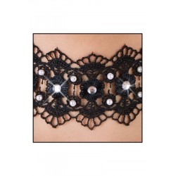 Collier brodé avec strass - Cotelli Accessoires