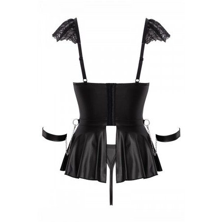 Ensemble 3 pièces lingerie Fetish - Cotelli Bondage