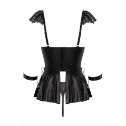 Ensemble 3 pièces lingerie Fetish - Cotelli Bondage