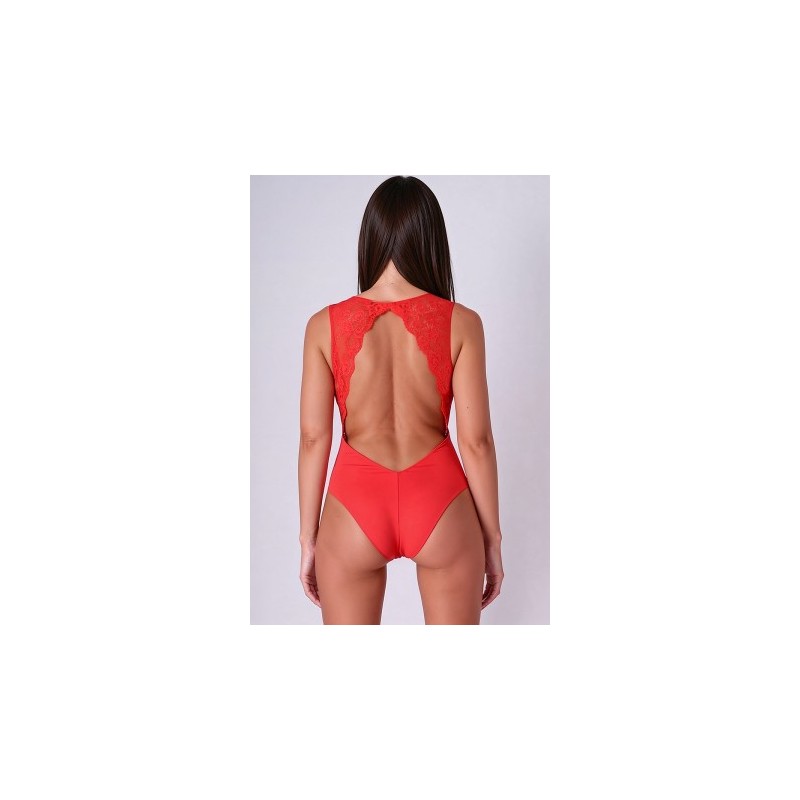 Body rouge Evalie - Passion