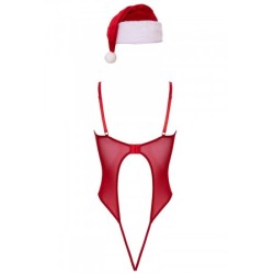 Ensemble body et bonnet de noel - Cottelli Lingerie