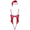 Ensemble body et bonnet de noel - Cottelli Lingerie