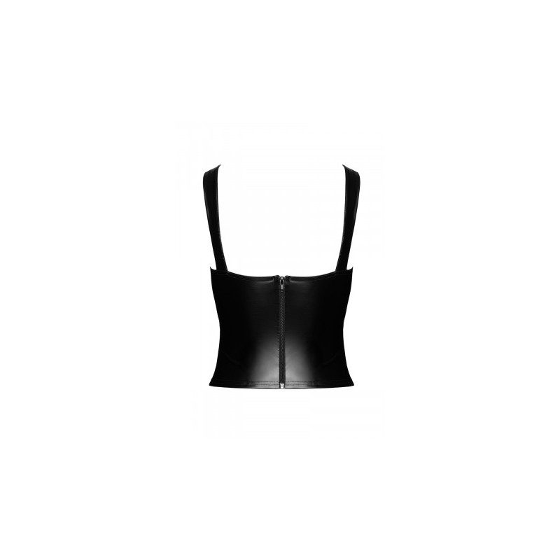 Top style corset Vixen F365 - Noir Handmade