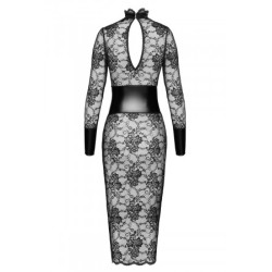 Robe corset Noirelle F375 - Noir Handmade