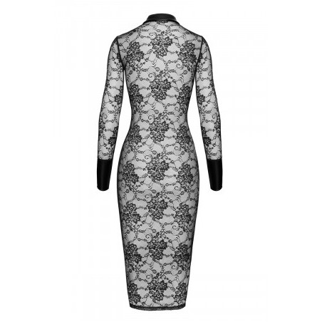 Robe fourreau Noirelle F376 - Noir Handmade