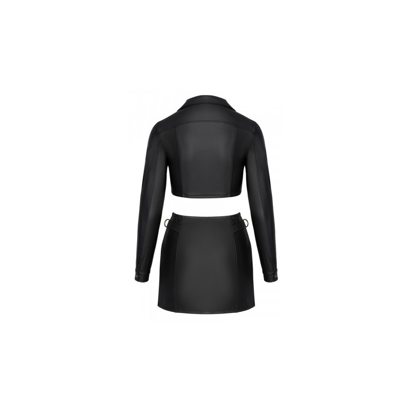 Ensemble top et jupe courte noir - Cottelli PARTY