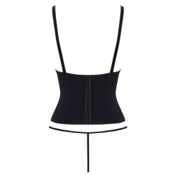 Ensemble corset seins nus noir - Cottelli PARTY