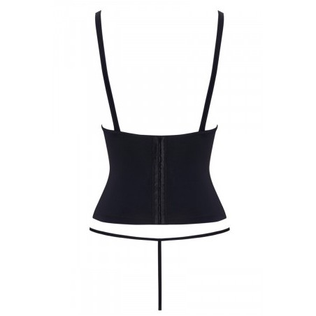 Ensemble corset seins nus noir - Cottelli PARTY