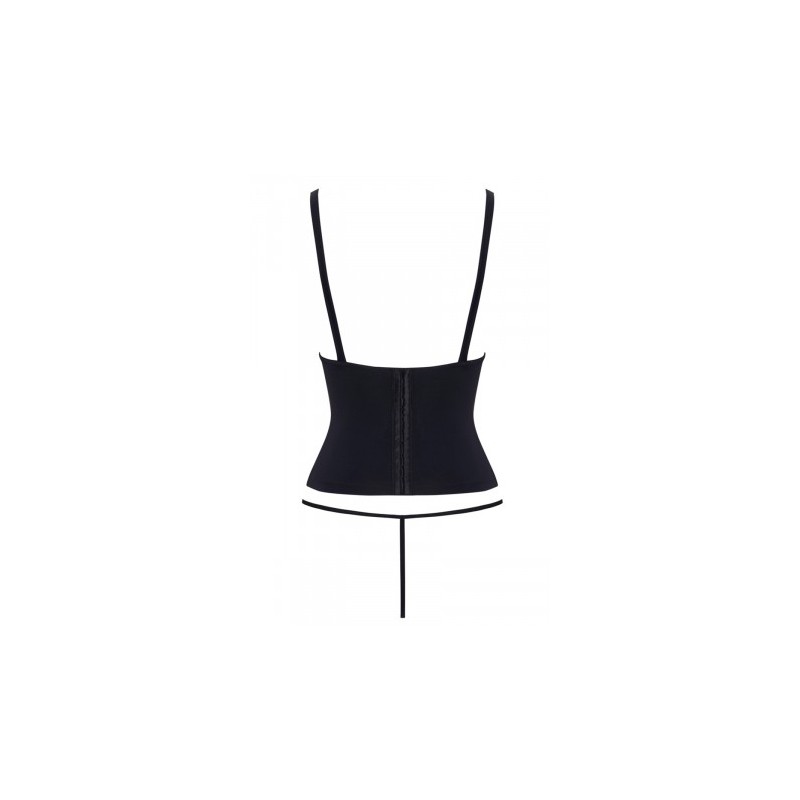 Ensemble corset seins nus noir - Cottelli PARTY