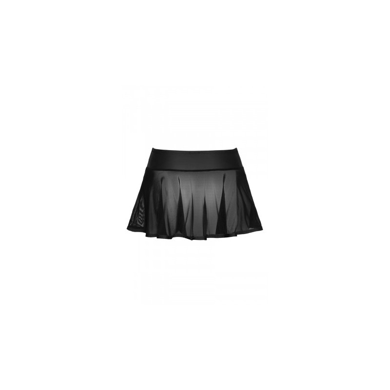Mini-jupe noire transparente - Cottelli PARTY