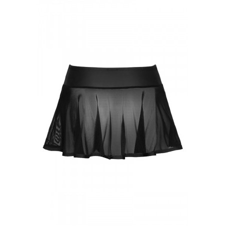 Mini-jupe noire transparente - Cottelli PARTY