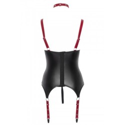 Ensemble ouvert avec collier et menottes - Cotelli Bondage