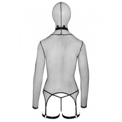 Ensemble lingerie résille et accessoires BDSM - Bad Kitty
