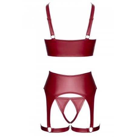 Ensemble seins nus 3 pièces Rouge - Cottelli LINGERIE