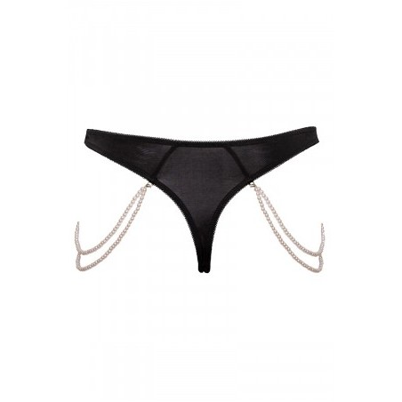 String Rio avec chaines de perles - Cottelli LINGERIE