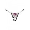String ouvert Fleur brodée - Cottelli LINGERIE