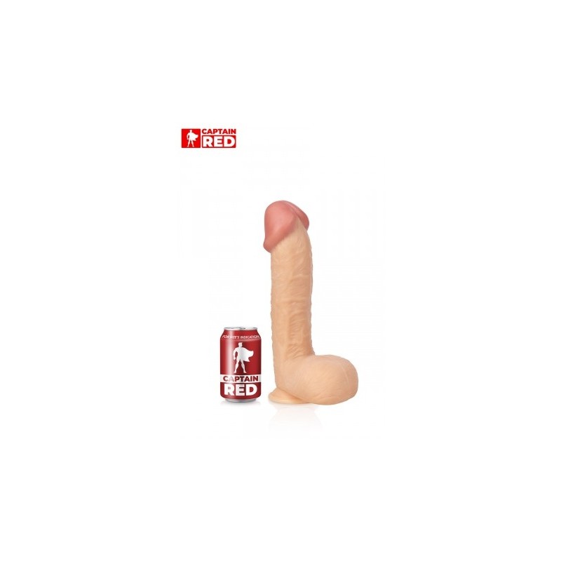 Gode XXL The Super 29 x 6,5 cm - Captain Red