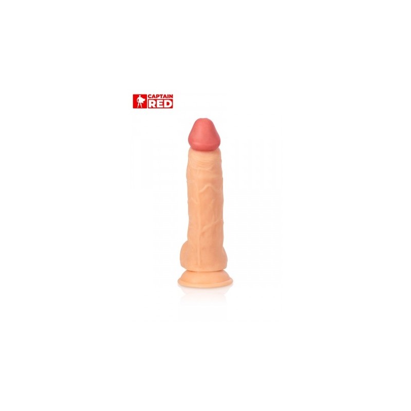 Gode réaliste The Intense 24 x 5 cm - Captain Red