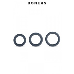 Kit de 3 anneaux de pénis - Boners