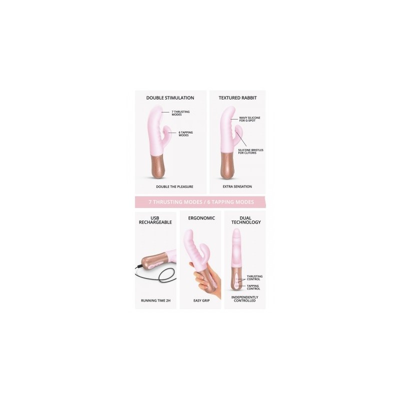 Vibro Rabbit Sassy Bunny rose - Love to Love