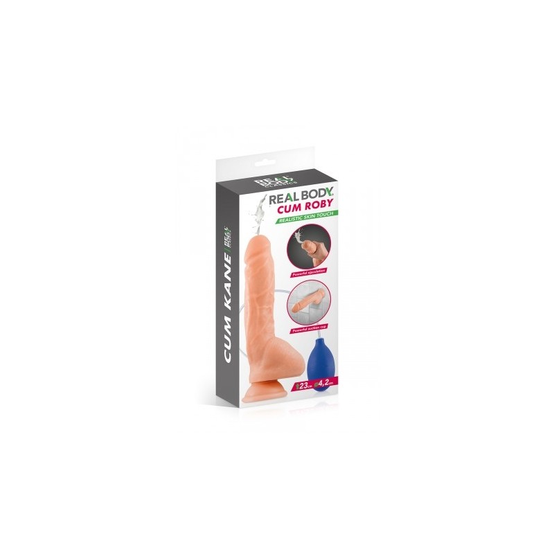 Gode éjaculateur Cum Roby 23cm - Real Body