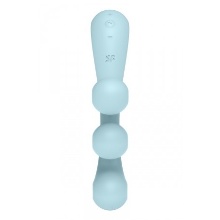 Multi-vibromasseur Tri Ball 2 bleu - Satisfyer