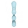 Multi-vibromasseur Tri Ball 2 bleu - Satisfyer