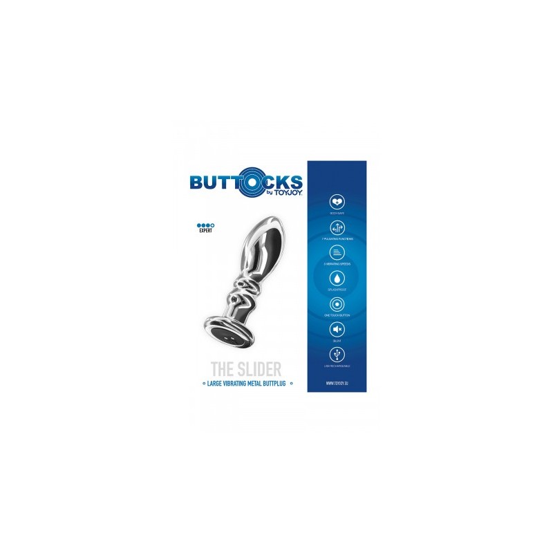 Plug vibrant en métal The Slider L