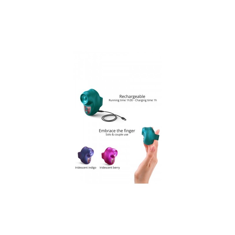 Stimulateur clitoridien Kisscool vert - Love to Love