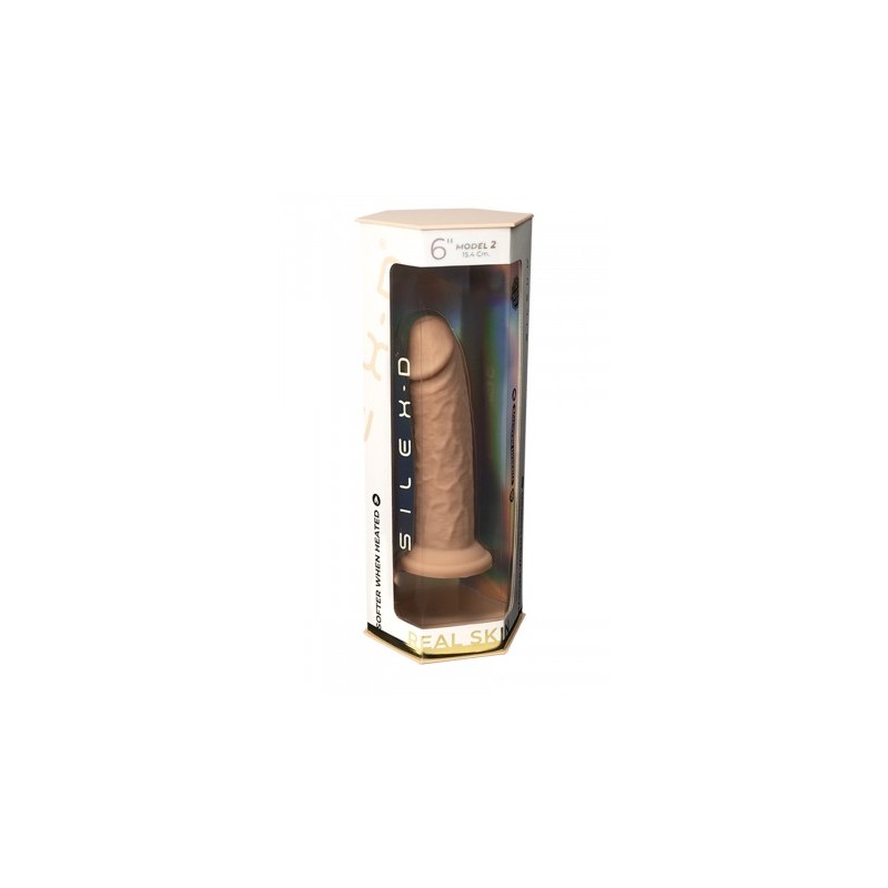 Gode Real Skin Model 2 flesh 15,4 cm - SilexD