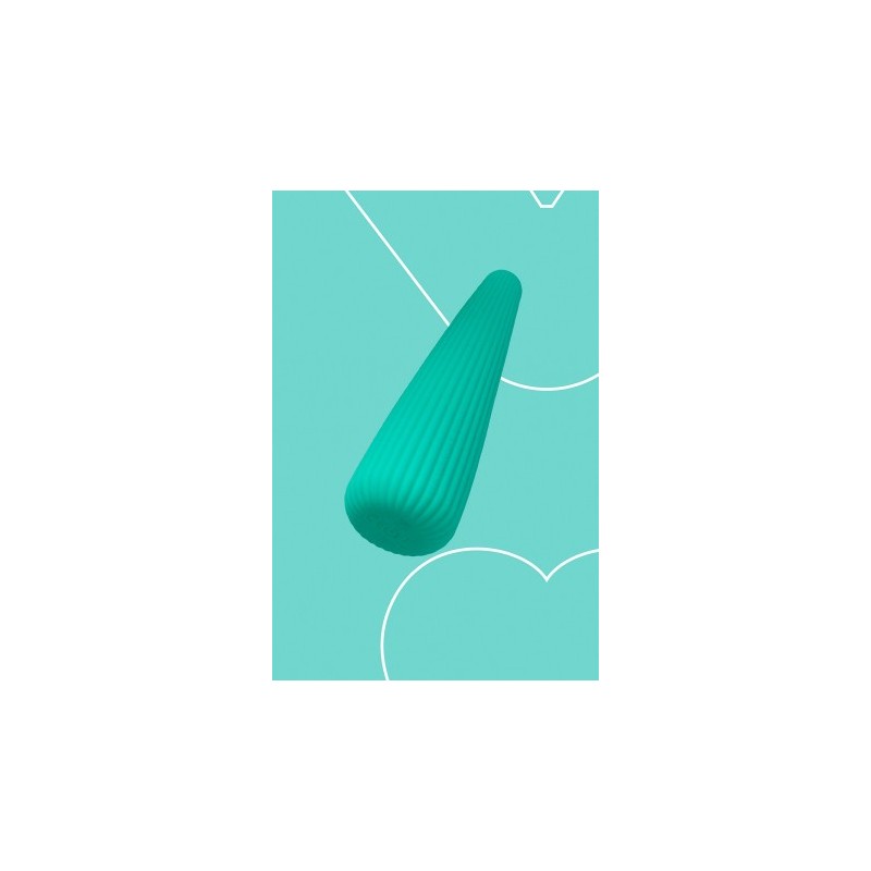 Vibro rechargeable IcyCone vert - FairyGasm