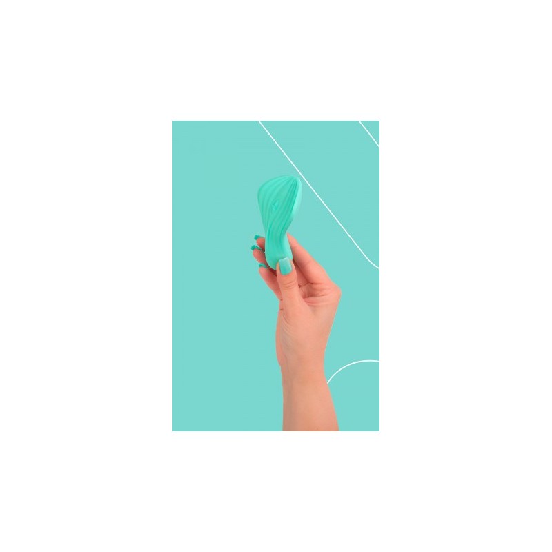 Mini vibro rechargeable SilkenTouch vert - FairyGasm