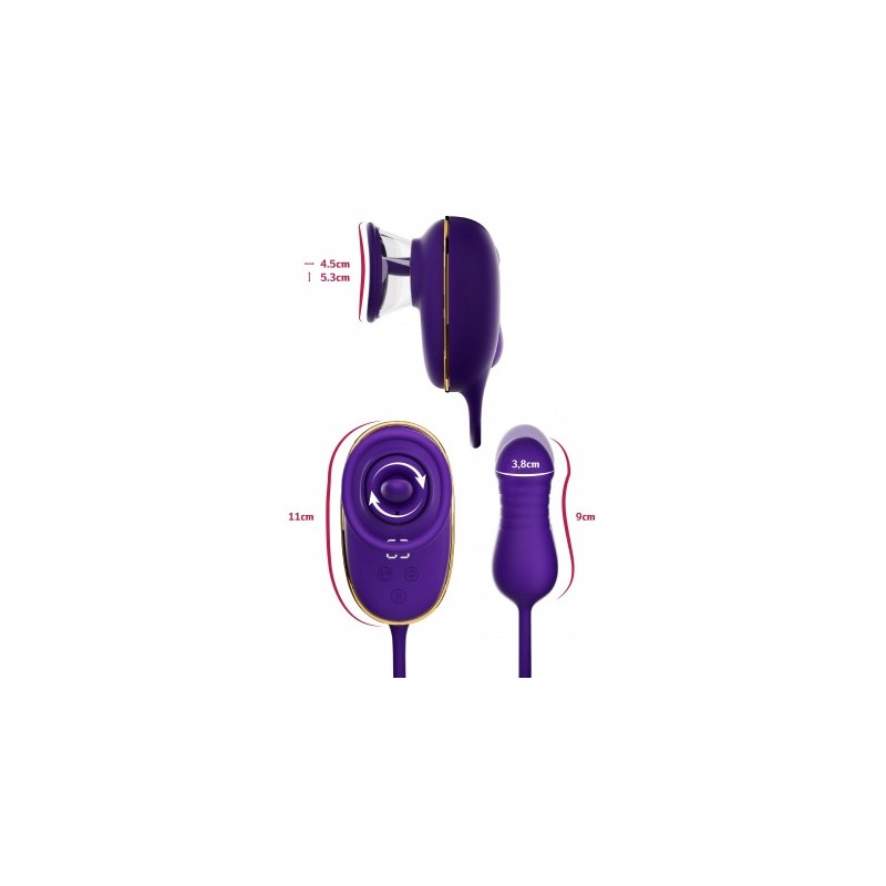 Stimulateur clitoridien et anal - She.E.O