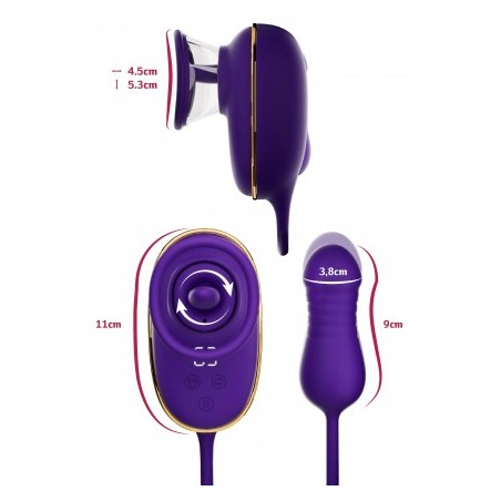 Stimulateur clitoridien et anal - She.E.O