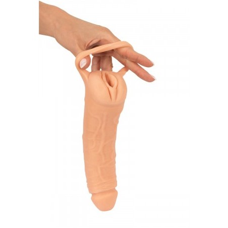 Masturbateur et extension de pénis  23,8 cm - Nature Skin