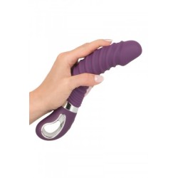 Vibro chauffant rechargeable 23,5 x 4,1 cm - Sweet Smile