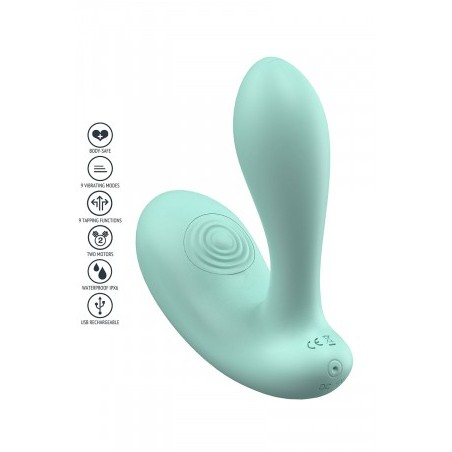 Stimulateur DuoVibe II Tapping et  Point G - Xocoon