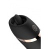 Stimulateur 2 en 1 avec langue vibrante - Rosy Gold