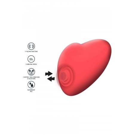 Stimulateur à pulsations et vibrations Heartbeat - Xocoon