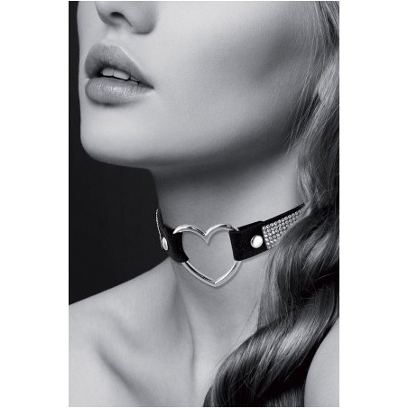 Collier strass et coeur - Bijoux Pour Toi