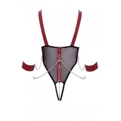 Body de bondage ouvert et seins nus - Cottelli Bondage
