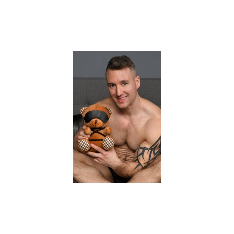 Ours en peluche en tenue Bondage